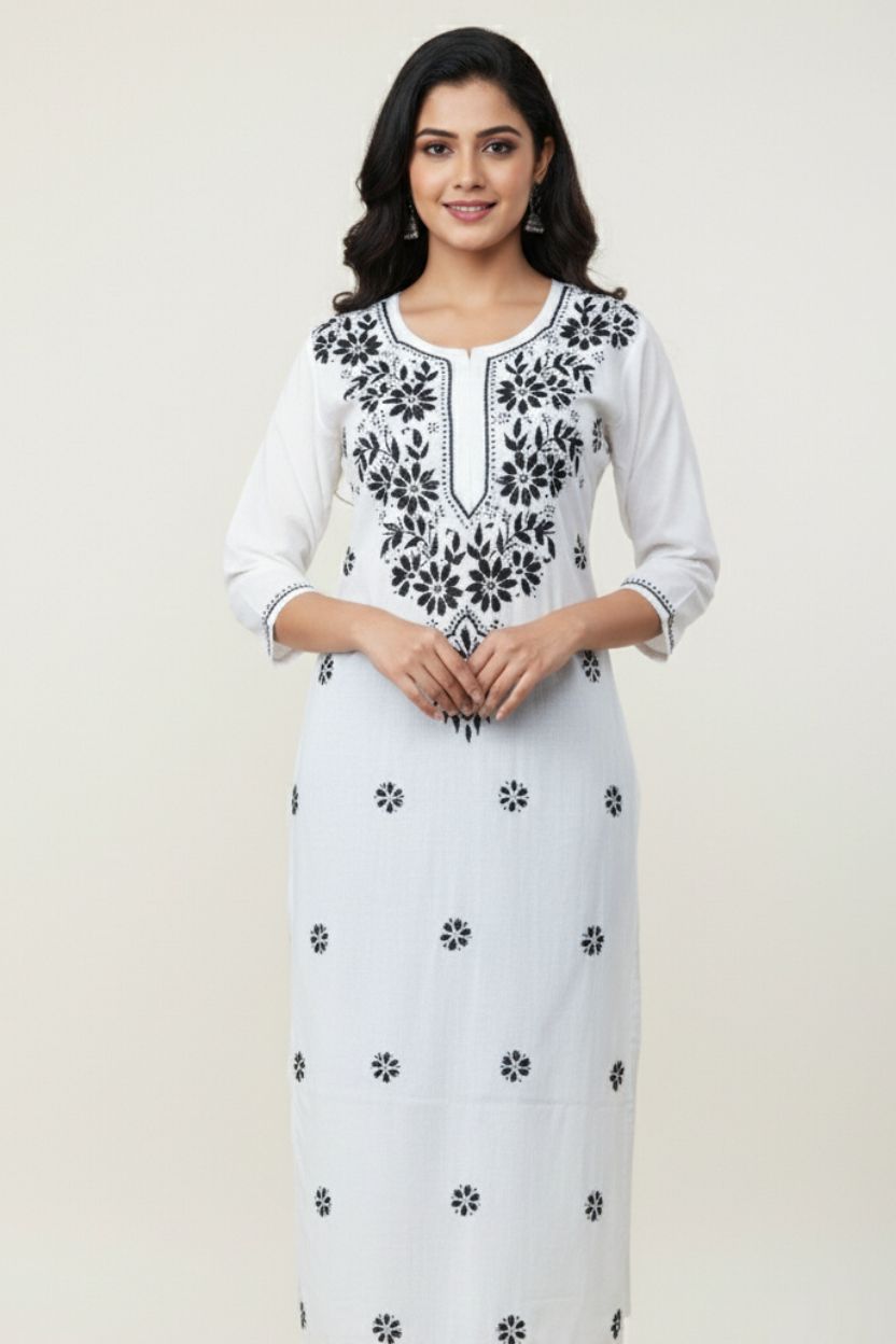 “Chikan Weavers Sale – Lucknowi Chikankari Kurtis & Suits at Best Prices”